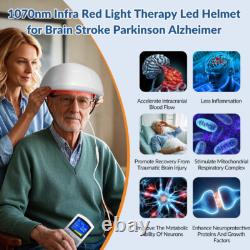 1070nm NIR Light Therapy Brain Helmet for Parkinson Depression Alzheimer Stroke