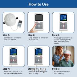 1070nm NIR Light Therapy Brain Helmet for Parkinson Depression Alzheimer Stroke