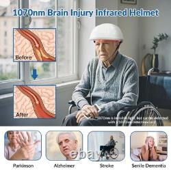 1070nm Near Infrared Light Therapy Brain Helmet for Parkinson Alzheimer Aphasia