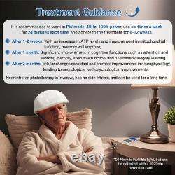 1070nm Near Infrared Light Therapy Brain Helmet for Parkinson Alzheimer Aphasia