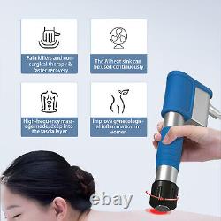 10 Bar Pneumatic Shockwave Therapy Machine Pain Relief ED Treatment Body Masasge