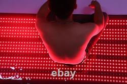 1260 LEDs Near Infrared Red Light Therapy Pad Mat for Full Body Back Pain Relief