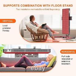 1500W Red Infrared Light Therapy Panel Full Body for Skin Health & Muscle Relief