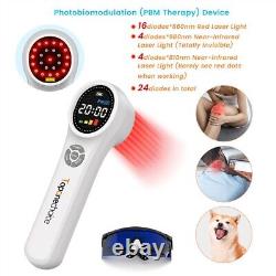 16pcs 660nm & 4pcs 810nm & 4pcs 980nm LLLT Cold Laser Light Therapy Device