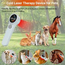 1760mW Cold Laser Therapy Device LLLT Powerful Handheld Pain Relief Humans Pets