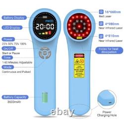 1760mW Laser Therapy Pain Relief Device for Muscle Nerve & Bone Pain Relief