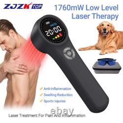 1760mW Red Light Laser Therapy Powerful Portable Home Use Various Body Parts