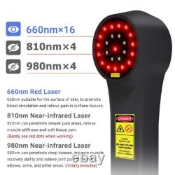 1760mW Red Light Laser Therapy Powerful Portable Home Use Various Body Parts