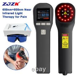 20Diodes 650nm+808nm Medical Cold Laser Red Light Therapy Device for Pain Relief