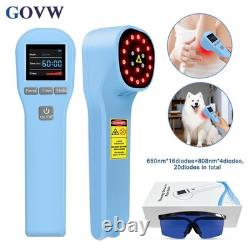 20Diodess 880mW Laser Therapy 650nm 808nm for Frozen Shoulder & Tendinitis Pain