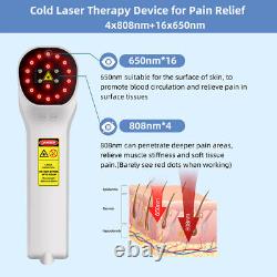 20 Diodes Laser Therapy Machine Powerful Red Light Pain Relief for Vet Human