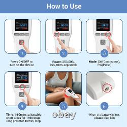 20 Diodes Laser Therapy Machine Powerful Red Light Pain Relief for Vet Human