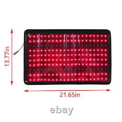 210 LED 30W Near Infrared Red Light Therapy Waist Wrap Pad Belt Pain Relief US