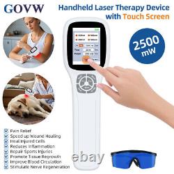 2500mW 25 Diodes Fourwave Cold Laser Therapy Red Light Device for Pain Relief