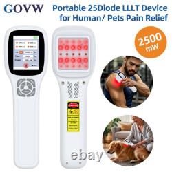 2500mW Cold Laser Therapy Device Pain Relief LLLT Soft Red Light Lazer Treatment