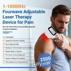 2500mW Cold Laser Therapy Device Pain Relief LLLT Soft Red Light Lazer Treatment