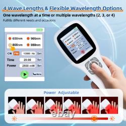 2500mW Cold Laser Therapy Device Pain Relief LLLT Soft Red Light Lazer Treatment