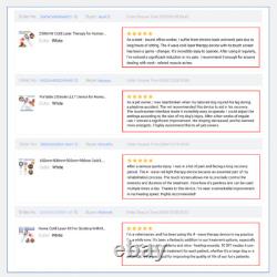 2500mW Medical Cold Laser Therapy LLLT Device 25Diodes NIR Light For Pain Relief
