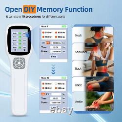 2500mW Pain Relief Device Home Portable Laser Therapy RedLight Healing Arthritis