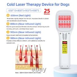2500mW Red/NIR Cold Laser Therapy Device for Sciatica/Myofascial Pain Relief