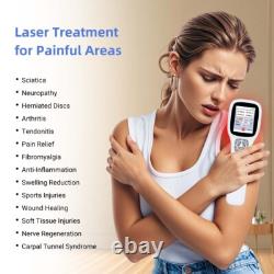 2500mW Red/NIR Cold Laser Therapy Device for Sciatica/Myofascial Pain Relief