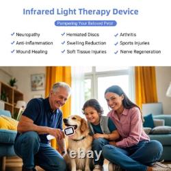2500mW Red/NIR Cold Laser Therapy Device for Sciatica/Myofascial Pain Relief