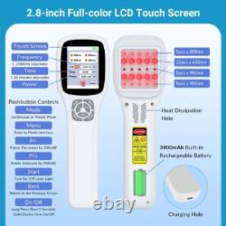 2500mW Red/NIR Cold Laser Therapy Device for Sciatica/Myofascial Pain Relief