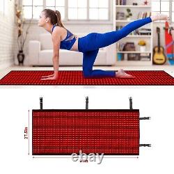 2520 Leds Full body Red light therapy mat for body pain relief. Sleeping aid