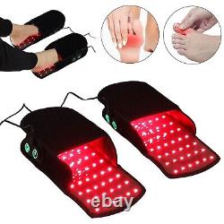 2 Slippers LED Infrared Red Light Therapy for Foot Neuropathy Joint Pain RelieWx