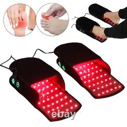 2 Slippers LED Infrared Red Light Therapy for Foot Neuropathy Joint Pain Relief