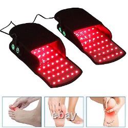 2 Slippers LED Infrared Red Light Therapy for Foot Neuropathy Joint Pain Relievp