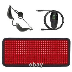 360 LEDs 850&660nm Red Light Therapy Pad Infrared Device Back Muscle Pain Relief