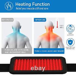 384 Laser LED Red Light Therapy Wrap Devices for Body Belt NIR 880nm Back Waist