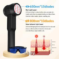 3With3000mW Cold Laser Class 4 Red Infrared Light Therapy Device for Pain Relief