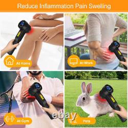 3With3000mW Cold Laser Class 4 Red Infrared Light Therapy Device for Pain Relief