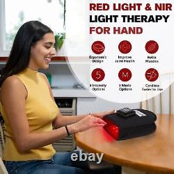 4000mAh Cordless Infrared Red Light Therapy Hand With Battery for Pain Relief