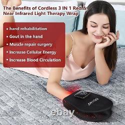 4000mAh Cordless Infrared Red Light Therapy Hand With Battery for Pain Relief