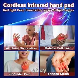 4000mAh Cordless Infrared Red Light Therapy Hand With Battery for Pain Relief