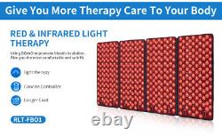 40W 880nm Near Infrared Red Light Therapy Panel Pad For Full Body Pain Relief