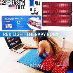 45W Full Body Therapy Lights Panel Red Near 660nm 880nm Infrared Belt Anti Aging