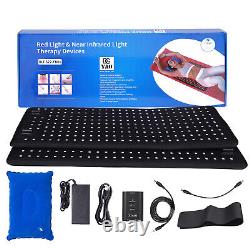 45W Full Body Therapy Lights Panel Red Near 660nm 880nm Infrared Belt Anti Aging