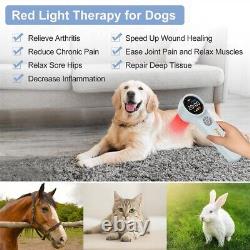 4x980nm+4x810nm+16x660nm UVB Light Therapy for Pets, Near Infrared Light Therapy