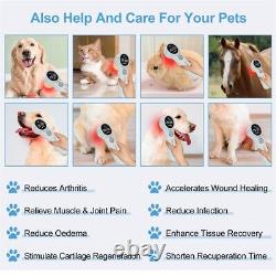 4x980nm+4x810nm+16x660nm UVB Light Therapy for Pets, Near Infrared Light Therapy