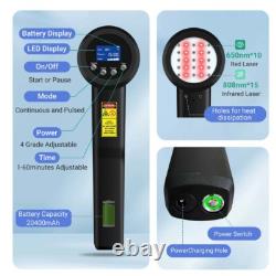 5W Infrared Laser Therapy Device for Sciatica Plantar Fasciitis Muscle Recovery
