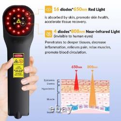 650nm+808nm Cold Laser LLLT Handheld Pain Relief Soft Laser Therapy Device 880mW