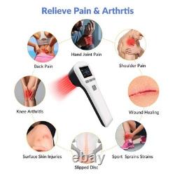 650nm+808nm Cold Laser LLLT Handheld Pain Relief Soft Laser Therapy Device 880mW