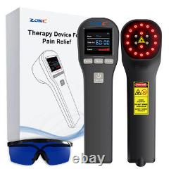 650nm+808nm Cold Laser Therapy Device LLLT Pain Relief Soft Red Light Treatment