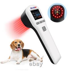 650nm+808nm Cold Laser Therapy for Humans Animals Pain Relief Red Light Device