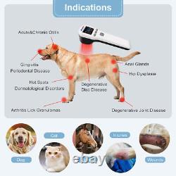 650nm+808nm Cold Laser Therapy for Humans Animals Pain Relief Red Light Device