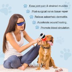 650nm+808nm Cold Laser Therapy for Humans Animals Pain Relief Red Light Device